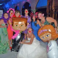 novios globos