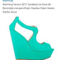  Donde encontrar sandalias en verde agua - 1