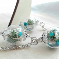  Pulseras con tela del vestido - 1
