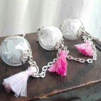  Pulseras con tela del vestido - 1