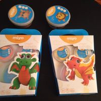 Dinosaurios de plastilina