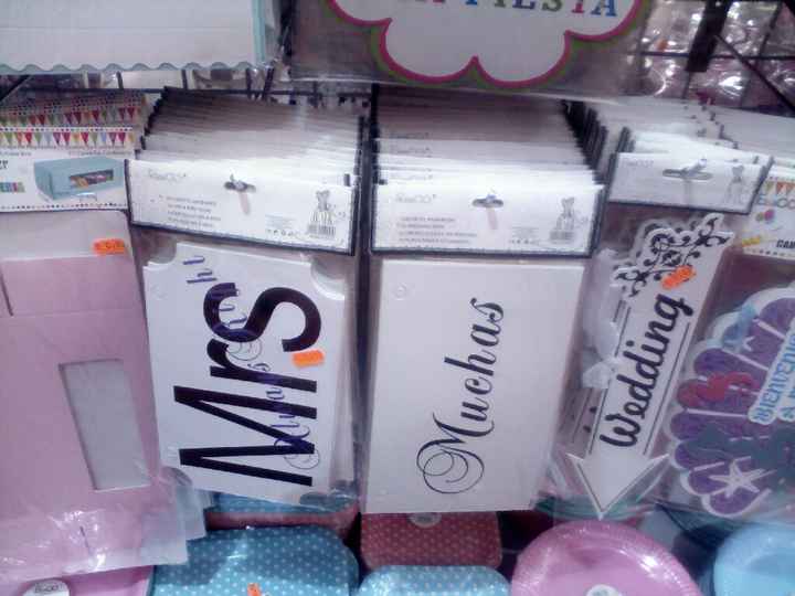 Carteles para boda desde 0,60€ - 2