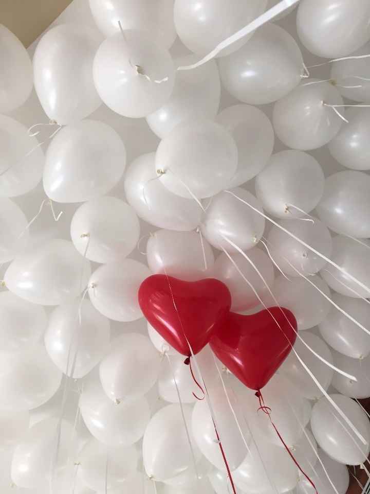 Suelta de globos para boda