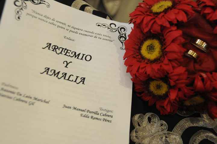 Ya casi un mes de casada