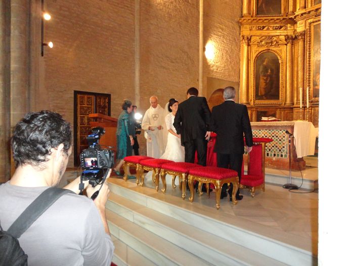 En el altar