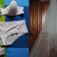 Ropa interior y velo 