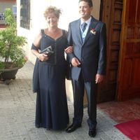 El novio y su mamá