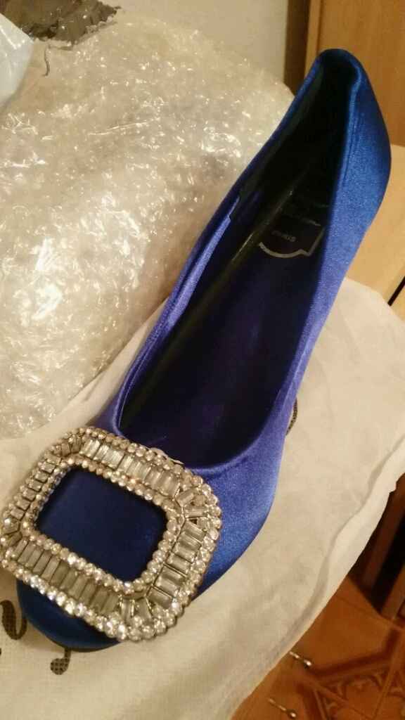 Zapatos azul klein o electrico - 1