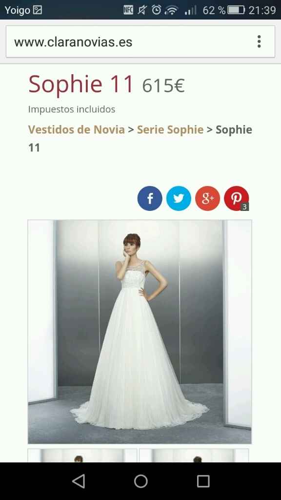 Clara novias subida de precios - 1