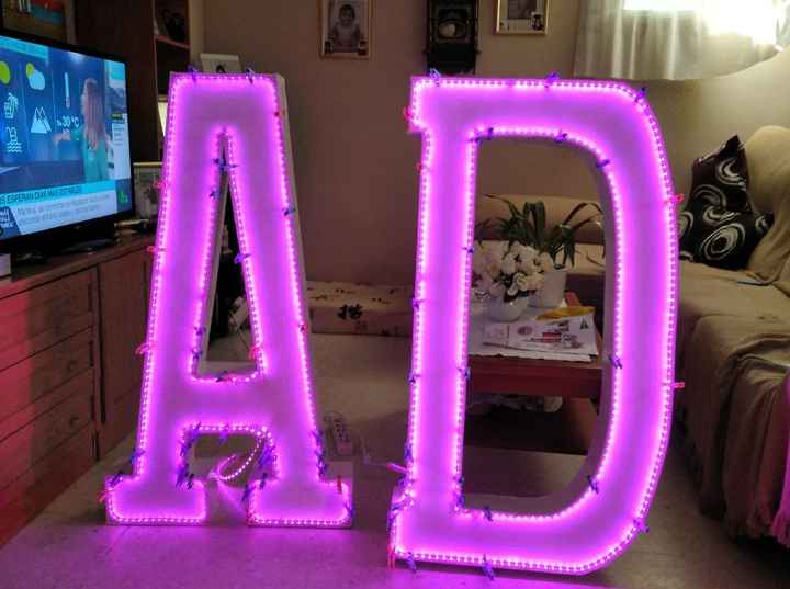 Mi chico es un crack letras gigantes con led - 1