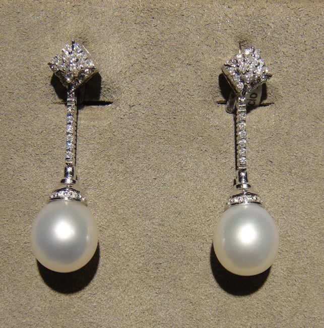 pendientes perla