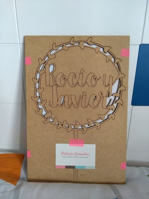 Para el centro de la mesa de los novios