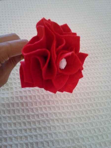 Flores para ramo de fieltro - 1