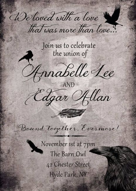 Invitación E.A.Poe
