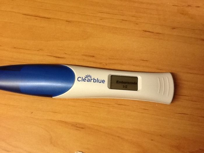 Te clear blue positivo