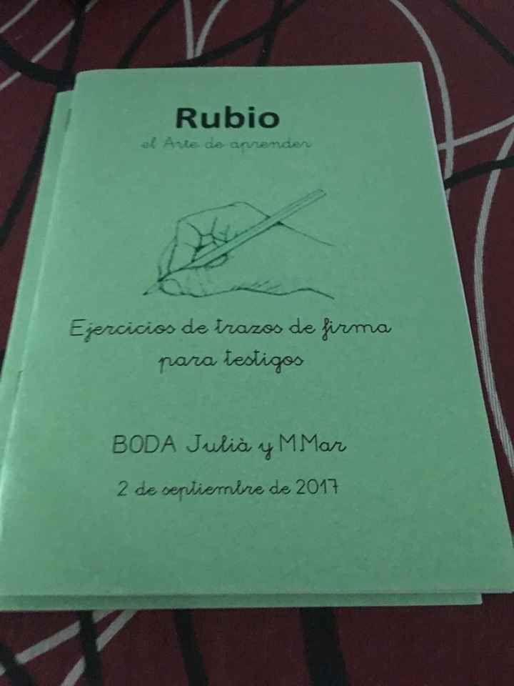 Cuadernillos rubios y lápices terminados!! - 1