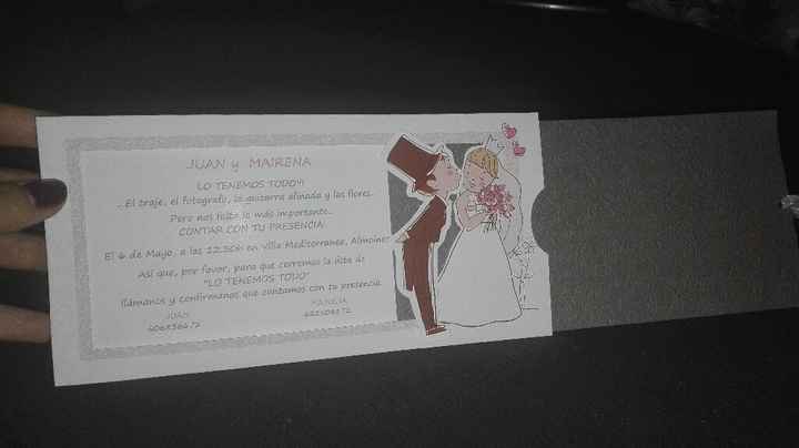 Enamorada de mis invitaciones.. - 1