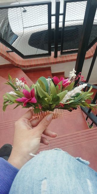 Tocados flores low cost 4