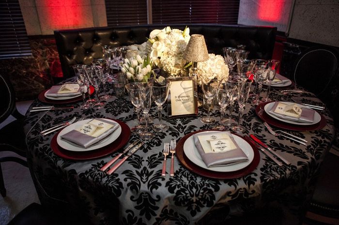 mesa boda glamour