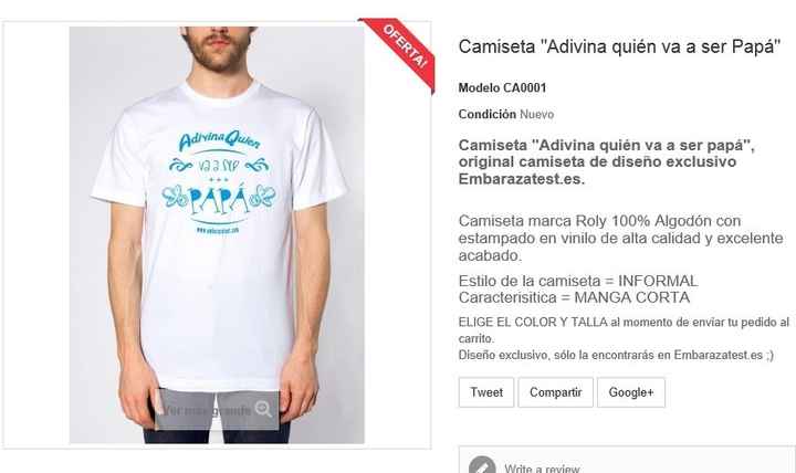 camiseta embarazatest