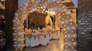 Globos plata y dorados