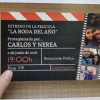  Invitaciones "de cine" - 1