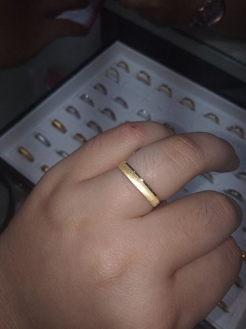 Por fin ya están pedidas nuestras alianzas - 2