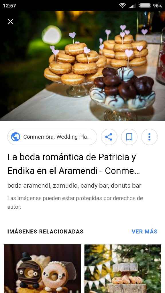 Donut mesa de chuches - 1