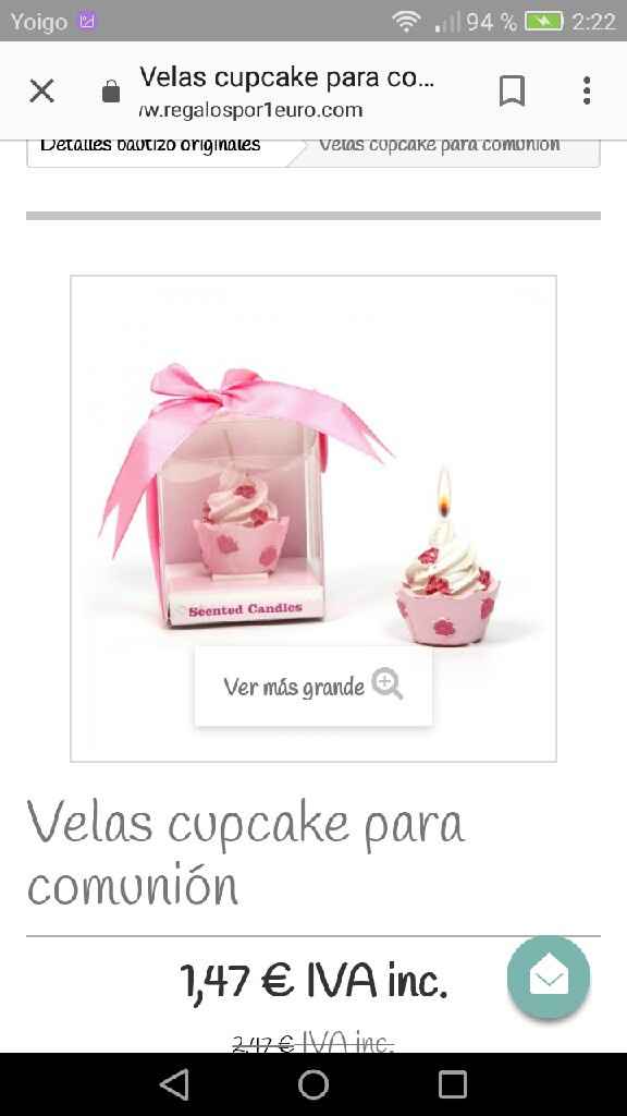  Velas detalle boda - 1