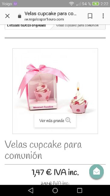  Velas detalle boda - 1