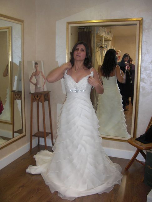 mi vestido y yo jajaja