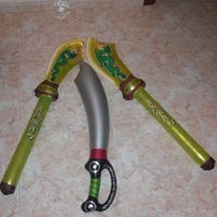 regalo de los niños,espadas hinchables