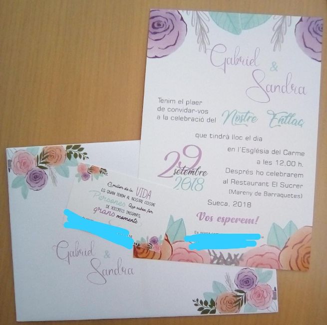 Mis invitaciones 😍 - 1