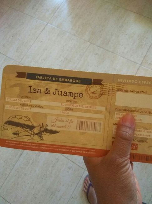 Cartelería y detalles de la boda viajera - 13