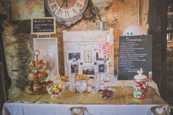 Cartelería y detalles de la boda viajera - 1