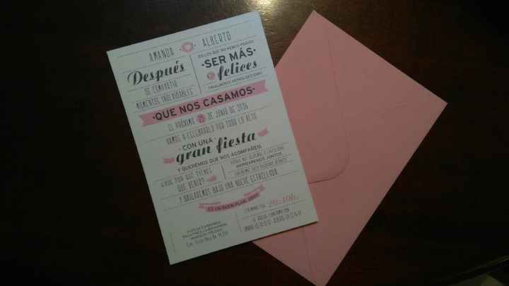 Ya tengo mis invitaciones - 1
