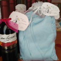 Pashminas en bolsita de organza