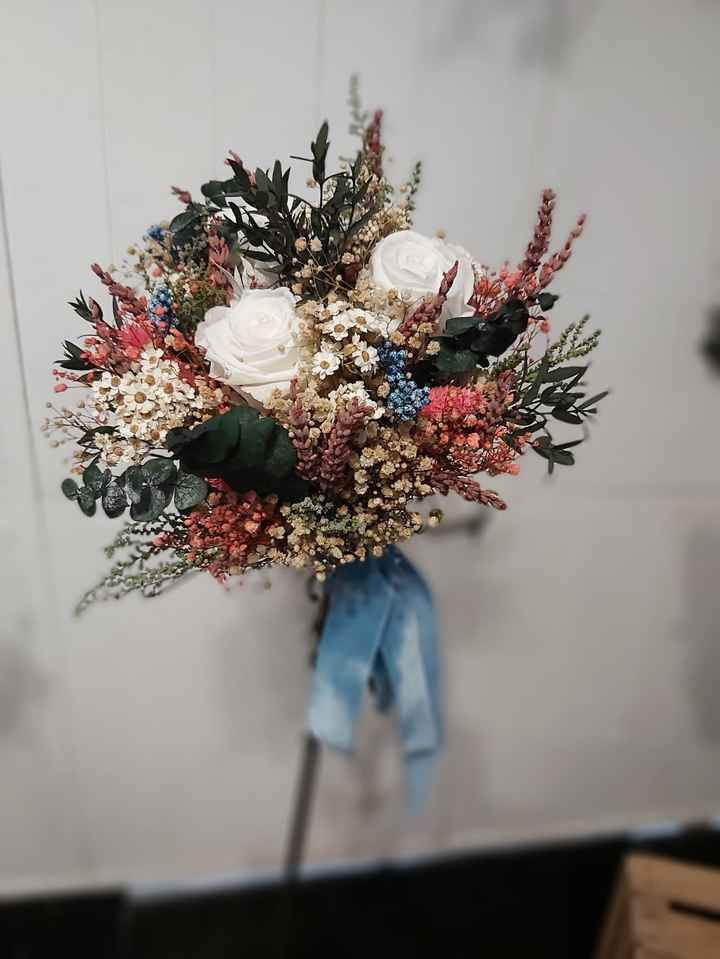 Ramo flores preservadas. - 1