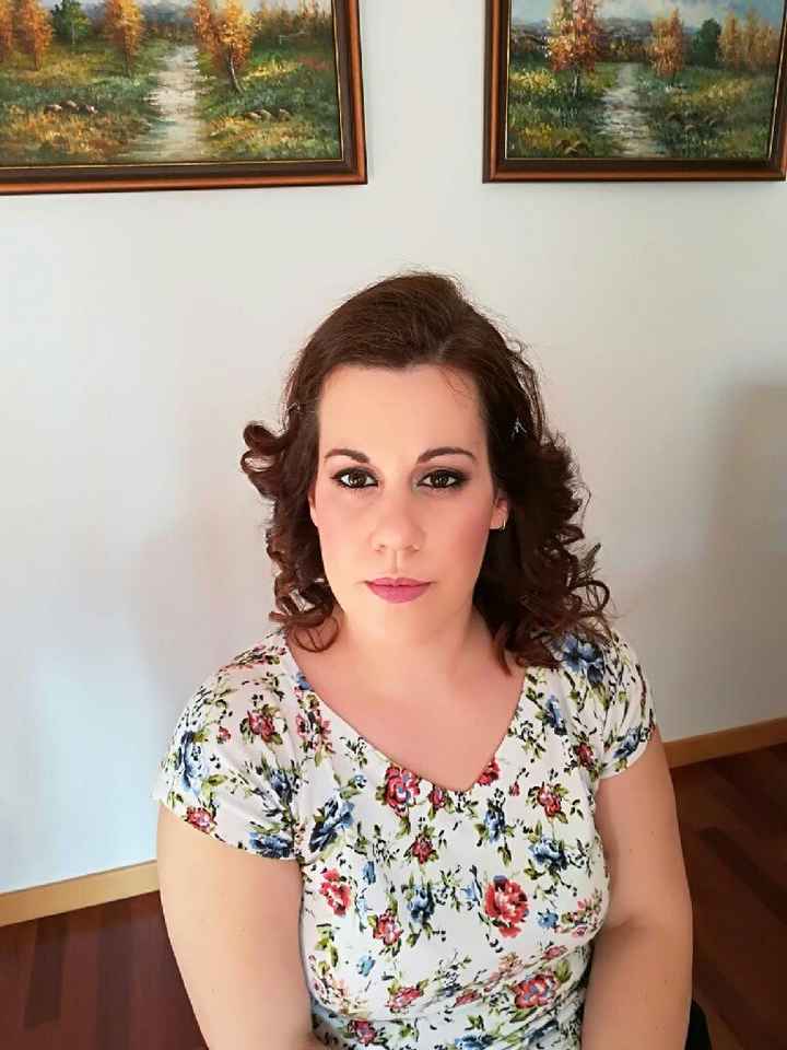 Mis pruebas de maquillaje y peinado - 1