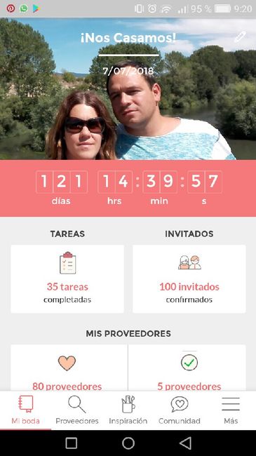 Novios del 7 de julio a cuatro meses - 1