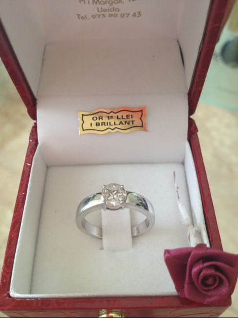 anillo compromiso