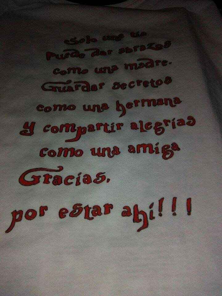 Camisa ramo par mi tia - 1