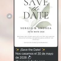 Texto para acompañar a los save the date - 1
