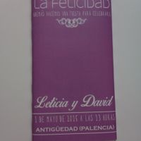 Invitaciones parte delante