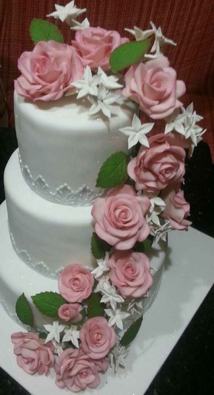 tarta rosas