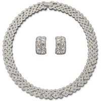 Mi conjunto de gargantilla y pendientes para la boda