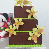 tarta orquideas