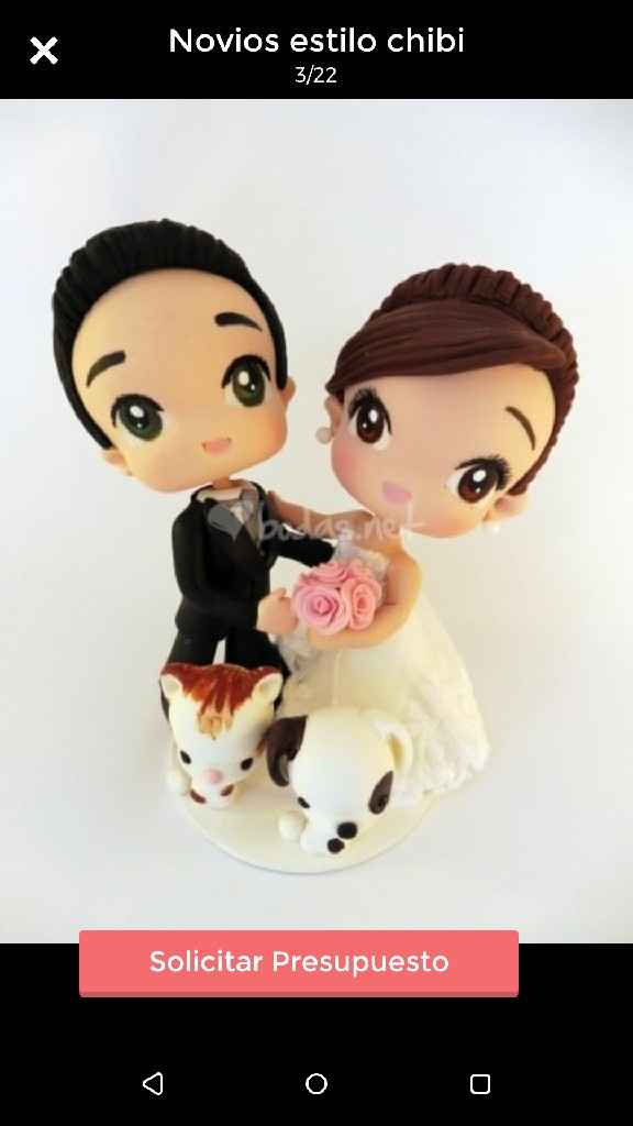 Muñecos tarta boda - 2