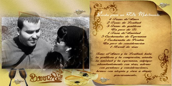 RESETA PARA EL MATRIMONIO
