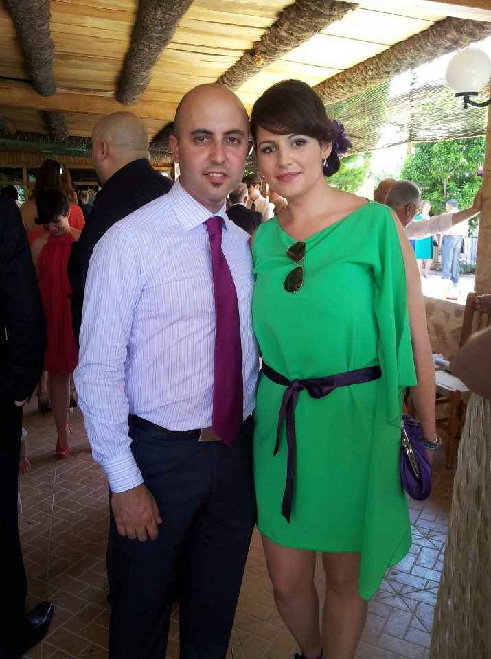 Mi chico y yo en una boda........